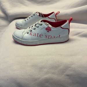 Kate Spade womens White and Pink Sneakers